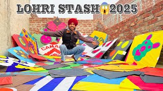 LOHRI STASH😱2025 l Biggest kite2025 l Patangbazi l Kite Flying l Davinder Vlog l