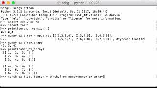 PyTorch NumPy to tensor: Convert A NumPy Array To A PyTorch Tensor - PyTorch Tutorial