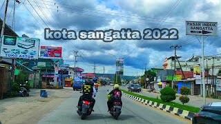 suasana kota tambang sangatta kutai timur 2022