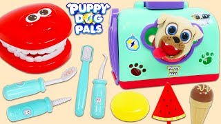 Disney Jr Puppy Dog Pals Rolly Visits Toy Hospital Dentist for a Check Up!