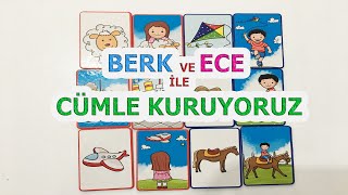 Berk ve Ece’yle eğlenerek öğrenelim( Dil gelişimi destekleyici kavram kartları)/Çocuk destek eğitimi