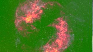 Nebula Green Screen 4K Motion Background