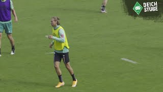 Werder Bremen-Training: Niclas Füllkrug mit Zaubertor, Maxi Eggestein mit kuriosem Eigentor!