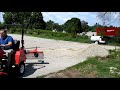 how to use a landscape rake and when to use it on the front or rear of a tractor