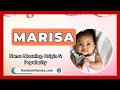 Marisa - Baby Girl Name Meaning, Origin & Popularity - RandomNames.com