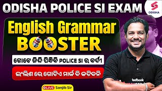 TARGET POLICE SI I English Grammar Booster I Odisha Police SI English by Sanjib Sir