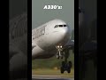 Normal landings vs A330 landings #swiss001landings #butter #landing #aviation #airplane #a330