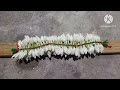 ಏಳು ಸುತ್ತಿನ ಮಲ್ಲಿಗೆ ಹೂವನ್ನು ಹೊಸದಾಗಿ ಟ್ರೈ ಮಾಡಿ jasmine flower garland simple method garland