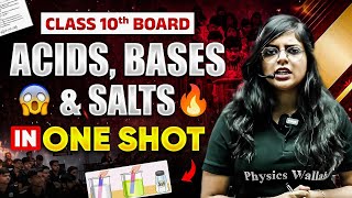 Acids, Bases \u0026 Salts 😱🔥 | Class 10th Board | One Shot Revision