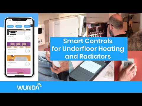 Smart control of underfloor heating and radiators in one app