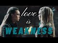 clexa - the 100 || “love is weakness” || hold on [CC]