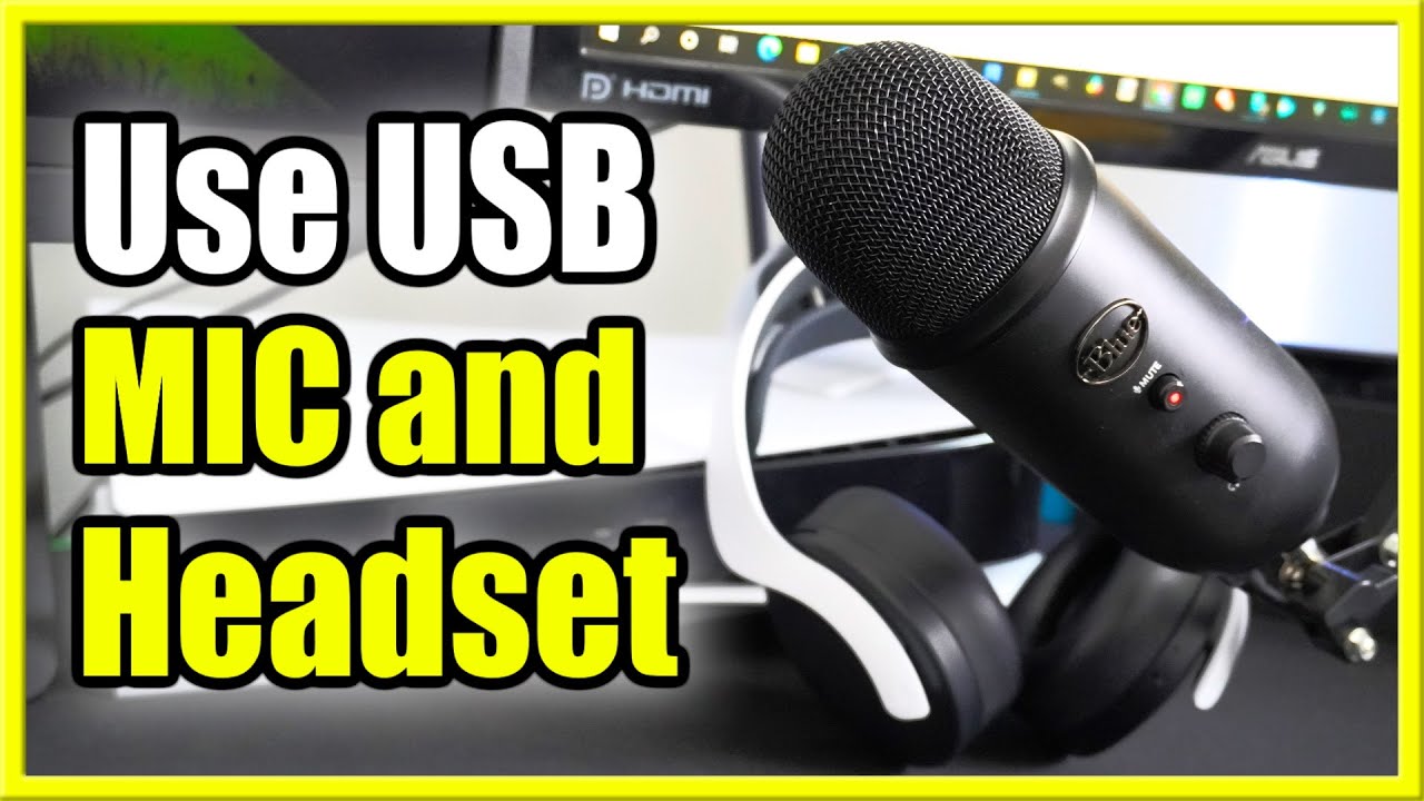 How To USE USB MIC And HEADSET On PS5 At Same Time (Livestream Setup ...