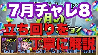 【パズドラ】7月のチャレダン8固定パーティー、攻略動画