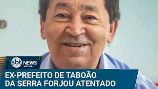 Ex-prefeito de Taboão da Serra forjou atentado, concluí polícia | #SBTNews (18/02/25)