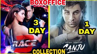 Boxoffice Collection Race 3, Sanju first day Collection, Race 3 vs Sanju Collection
