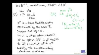 Simplex method - Recognizing optimality