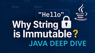 🔒 Why String is Immutable in Java? | Core Java Concept Explained Clearly