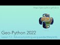 Geo-Python 2022 Lesson 7.2 - Advanced plotting using pandas/Matplotlib