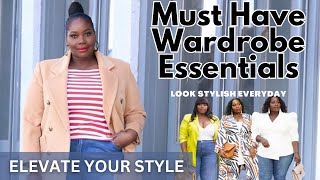 Wardrobe Essentials For Plus Size Women That Are NOT Boring / Elevate Your Style For Spring