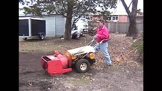 Gravely C12 blowing dirt