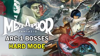 ARC 1 All Boss Fights [Hard Mode] - Metaphor: ReFantazio [メタファー：リファンタジオ]