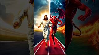 Jesus vs Devil: Who Will Win the Ultimate Race? 🙏🙏