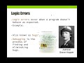 Java 1.5: Programming Errors