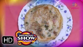 Breakfast Show -Soya Masala Oats Uttapam\u0026 Aalu Soya Chunks Sambar -12th April 2016 - Full Episode