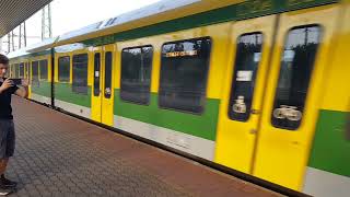 GYSEV Class 415 - 415504 passing Budapest Kelenföld Station on 15/09/23