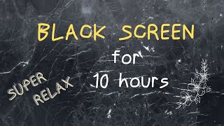 Black screen wallpaper for 10 hours / Sleep Music 432hz Healing Frequency / dark screen