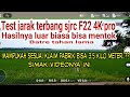 test jarak terbang drone SJRC F22 4K Pro sgt memuaskan & siap menerjang angin Mobat mabit