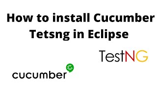Develop BDD Automation Framework from Scratch |Selenium Java | Install cucumber and Tesng in eclipse