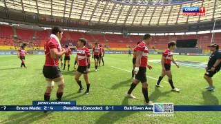 2013 RWC 7s Day3 M40 Bowl QF4 Japan - Philippines