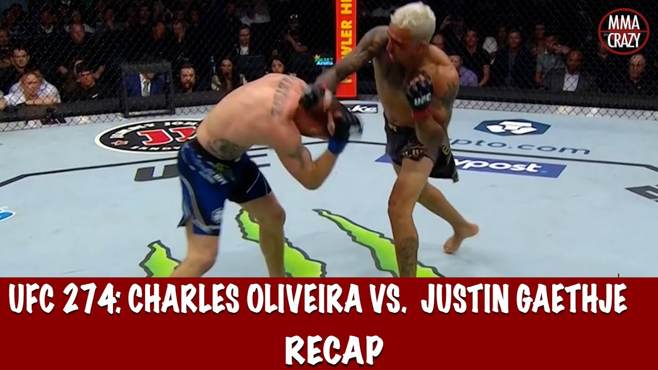 UFC 274: Charles Oliveira Vs. Justin Gaethje Recap - YouTube