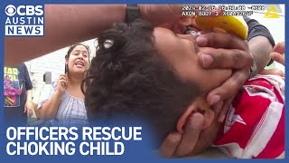 RAW VIDEO | Austin police officers save choking child's life