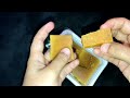 lal mysore pak lal mysore pak review mysorepak sweets youtubeshorts shorts indiansweets