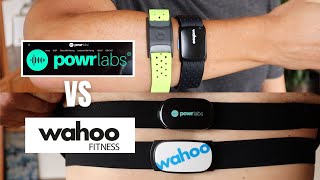 Powr Labs Heart Rate Monitors VS. Wahoo Fitness TICKR and TICKR FIT |  I tried both!