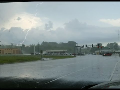 Thunderstorm With Hail - West Plains, MO. Thunderstorm With Hail - West Plains, MO.