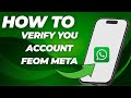 How to Verify WhatsApp Account from Meta | Official Verification Process (2026)