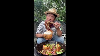 @广西吴兄 #新农人计划2023 #农村柴火饭#红烧肉，感恩所有的相遇！