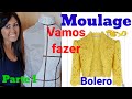 ✅️DIY Como fazer a modelagem na Moulage de um Bolero_Costura fácil para iniciantes Gisleide Novelo