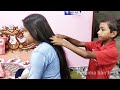 my brother hair message hair play by male servant