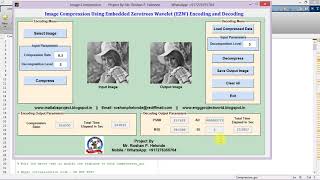 Image Compression EZW Using Matlab Project Code