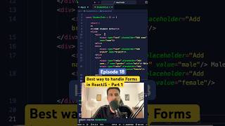 Easiest way to handle Form values in ReactJS - Part 1 😬 #reactjs #reactjstutorial