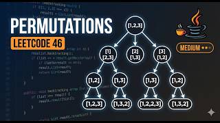 LEETCODE 46 PERMUTATIONS | LEVEL - MEDIUM IN JAVA