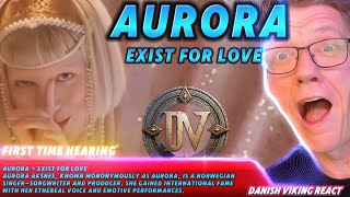 Reaction to AURORA Exist For Love #reaction #aurora #aurorareaction #danishviking #musicreactions