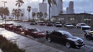 NFS Heat | 1100HP Car Meet - Night Street Racing w/ STI, R34, R35, Evos, Viper, Vettes, R32, +