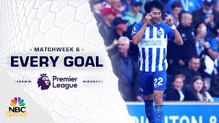 Every Premier League goal from Matchweek 6 (2023-24) | NBC Sports