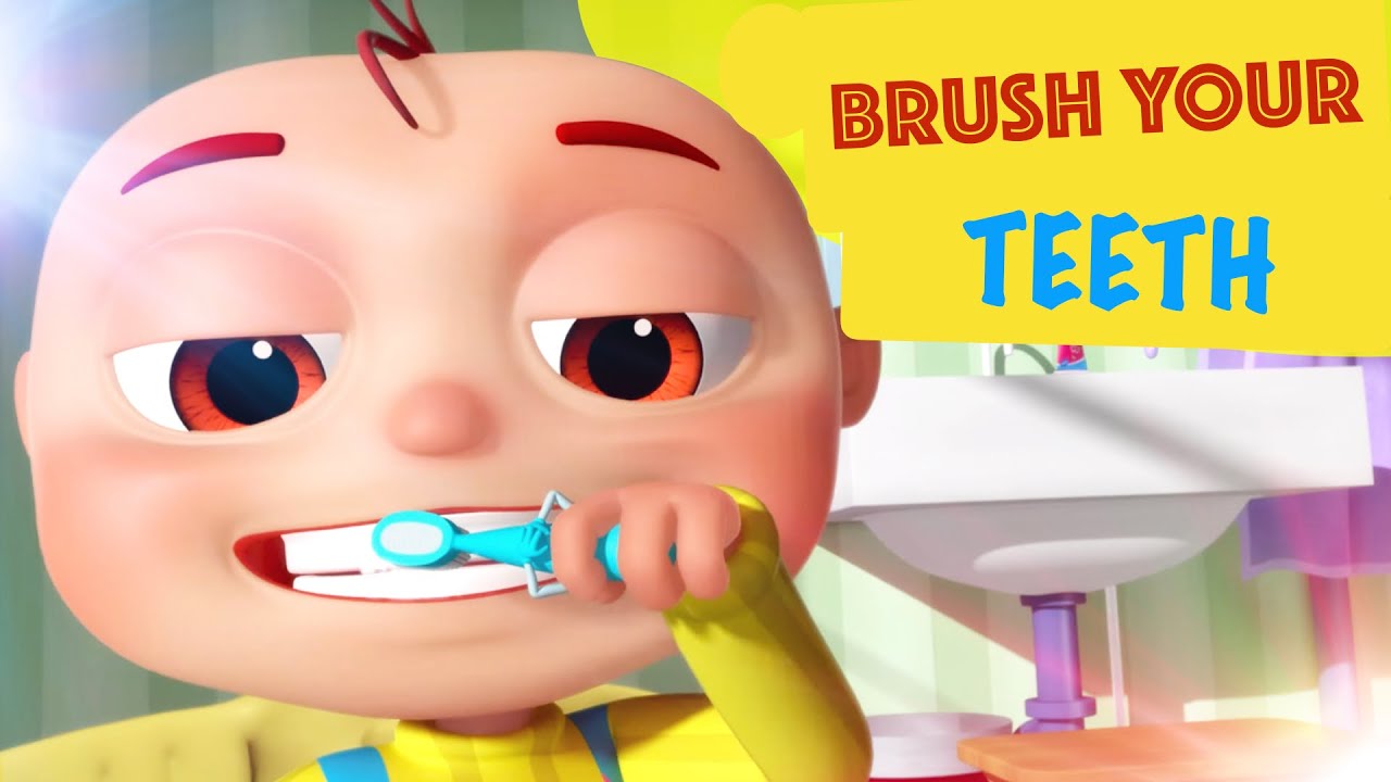 Brush Your Teeth Song| More Nursery Rhymes | Good Habits & Hygiene ...