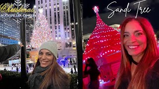 Christmas Vlog: Rockefeller Tree in NY | Sandi Tree in FL